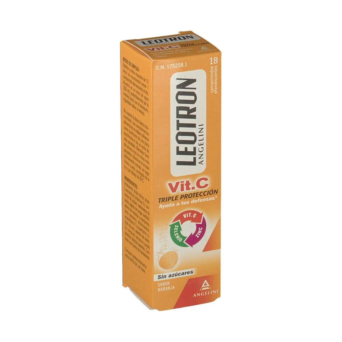 Leotron Vitamina C (18 comprimidos efervescentes)