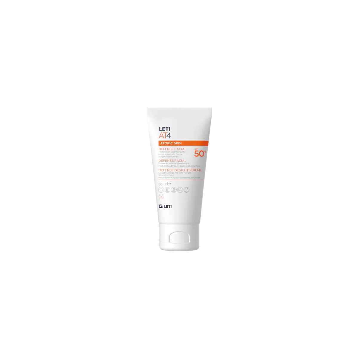 LETIAT4 DEFENSE FACIAL SPF50+ 1 TUBO 50 ML