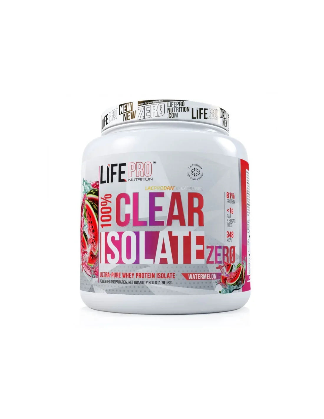 LIFE PRO CLEAR ISOLATE ZERO 800G SABOR WATERMELON
