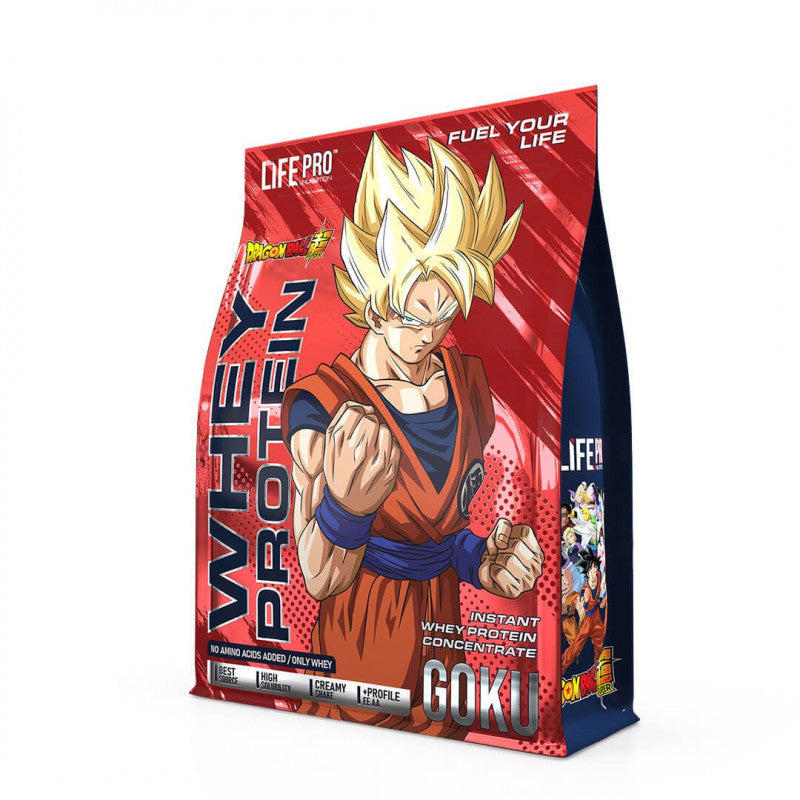 Bolsa de Life Pro Proteína Whey Dragon Ball Goku de 1,8 kg