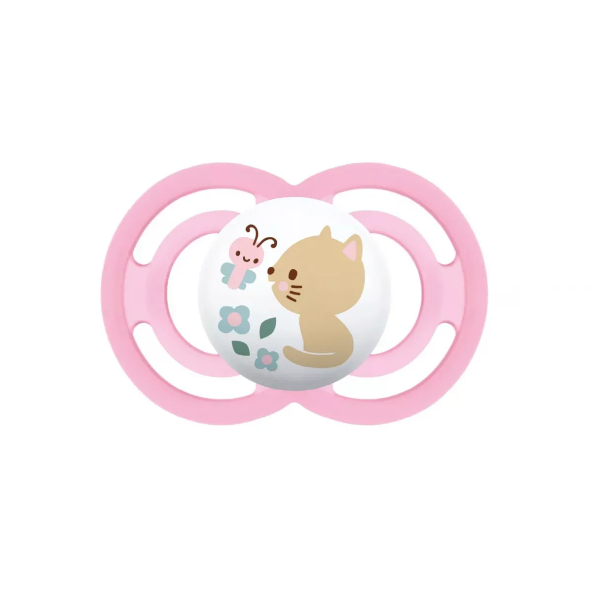 MAM CHUPETE SILICONA FISIOLOGICO PERFECT + 6 MESES ROSA