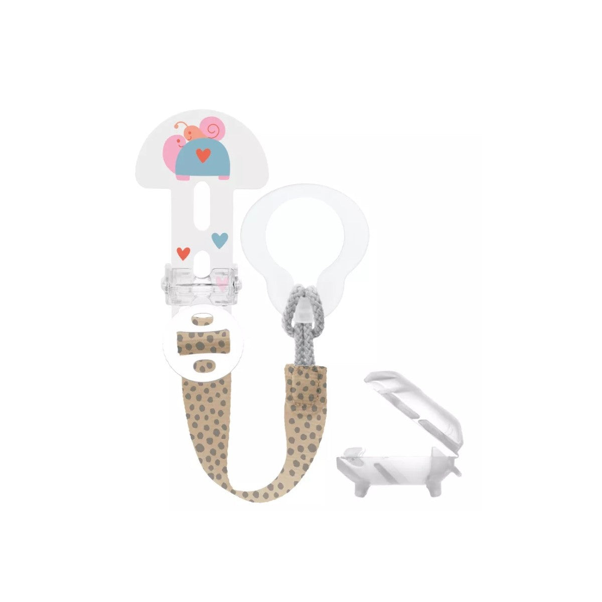 MAM BROCHE + CUBIERTA DE PROTECCION ROSA