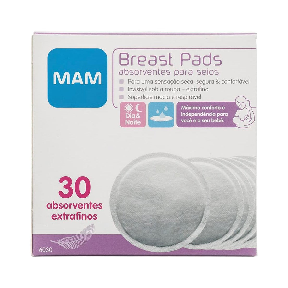 MAM DISCOS ABSORBENTES LACTANCIA PADS 30 UD