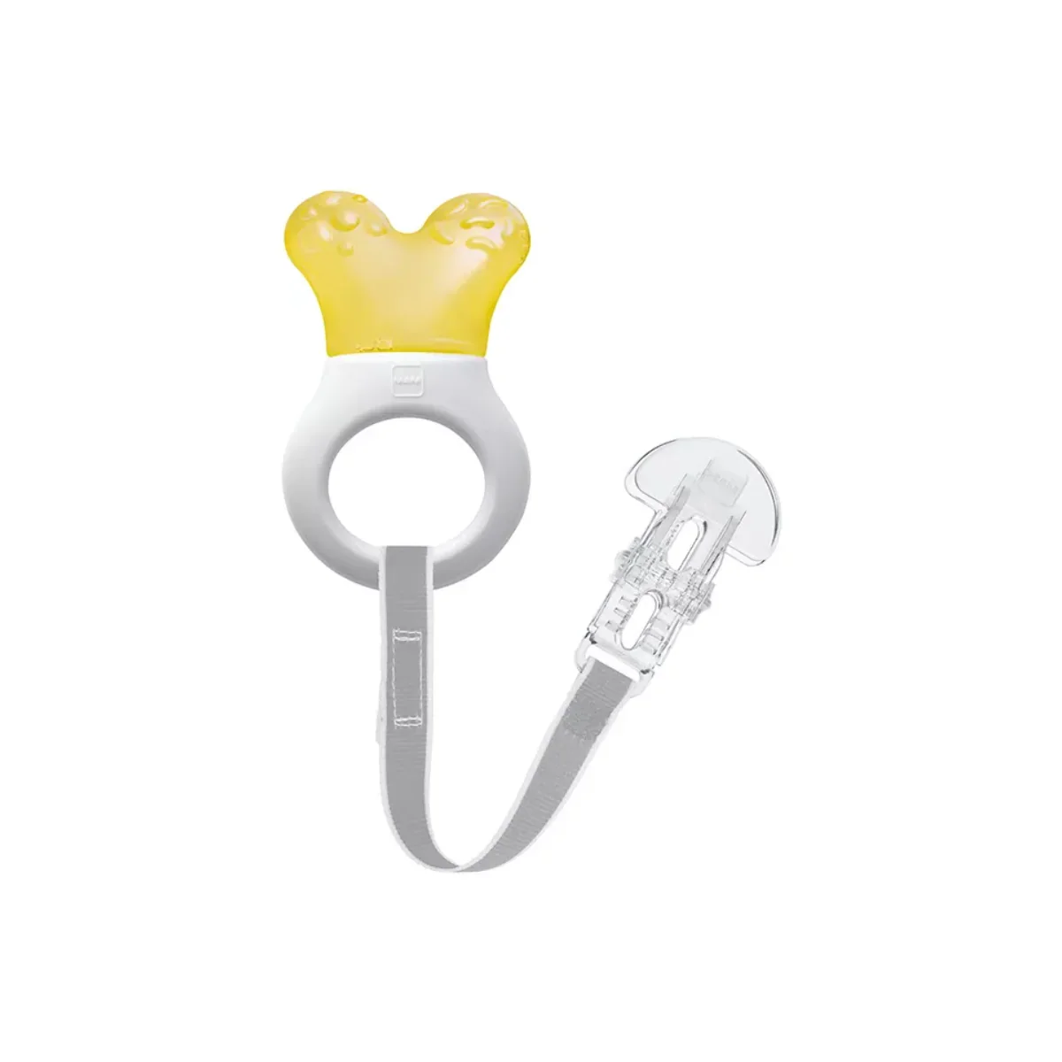 MAM MORDEDOR MINI COOLER & CLIP N CON PARTE RELLENA DE AGUA Y BROCHE