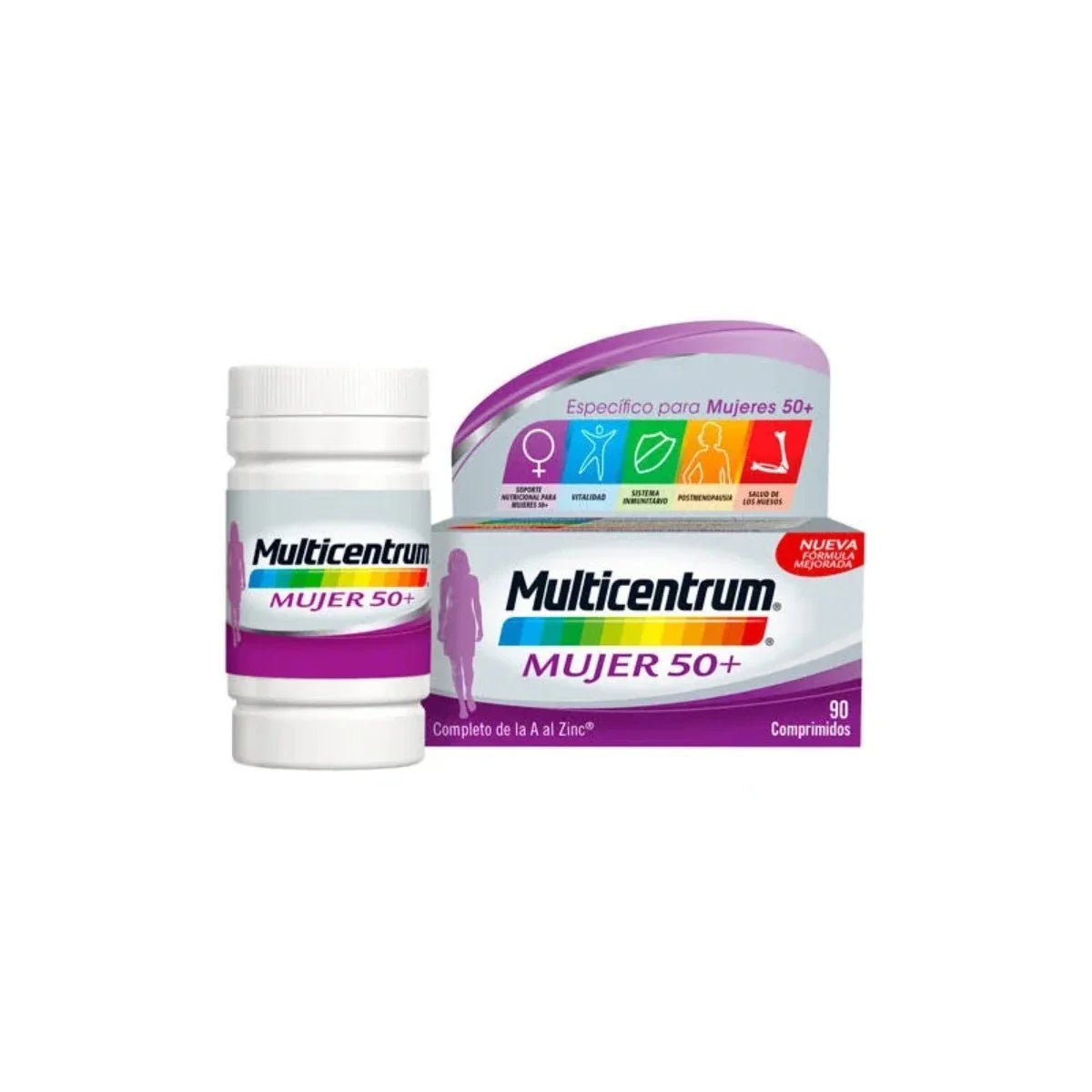 MULTICENTRUM MUJER 50+ 90 COMPRIMIDOS