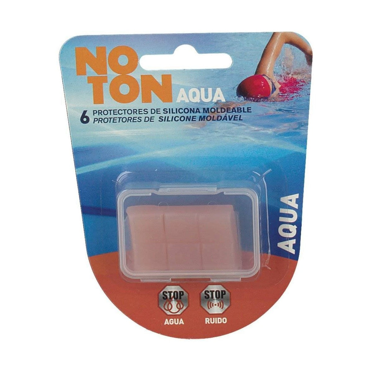 TAPONES OIDOS SILICONA NOTON PROTECTORES 6 UNIDA