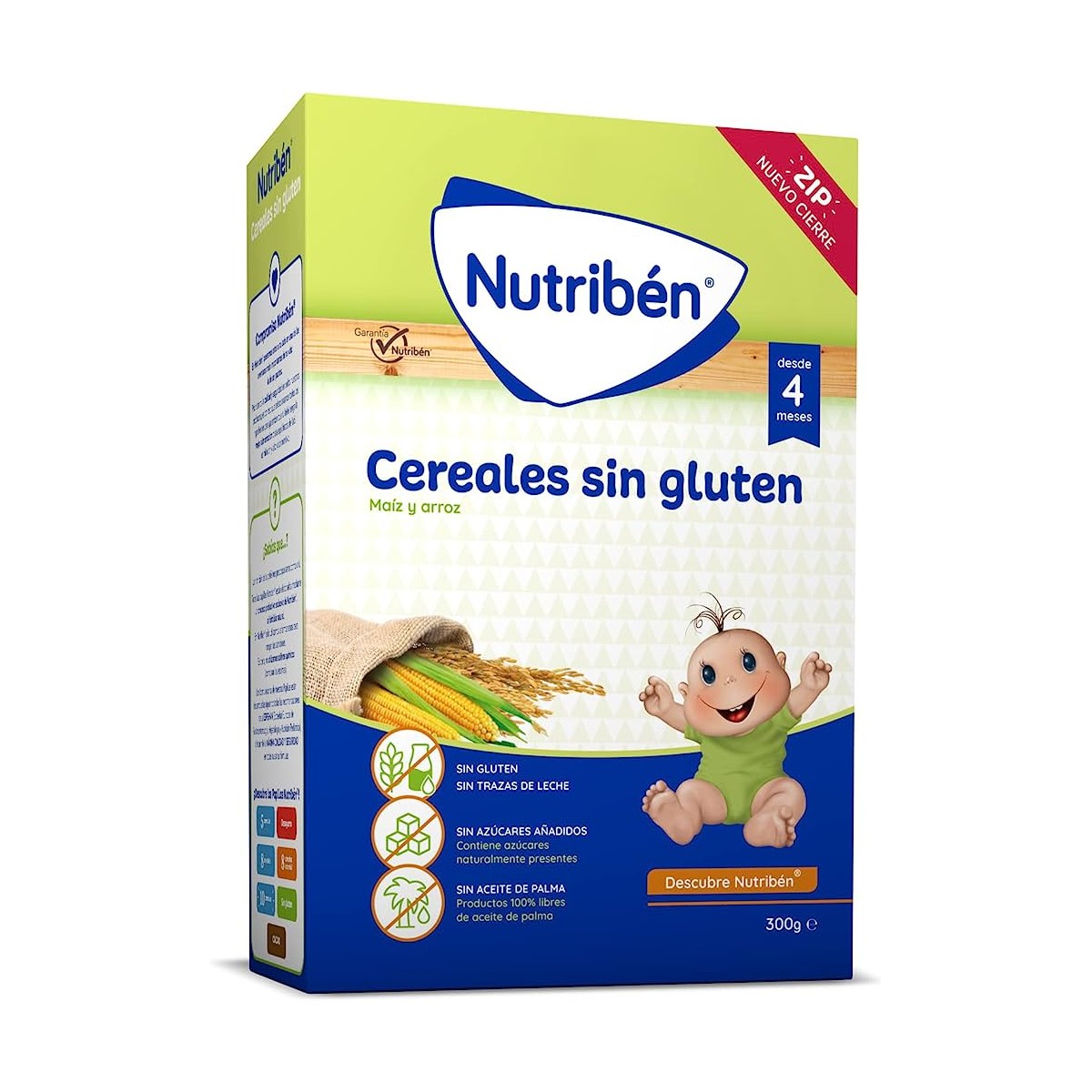NUTRIBEN CEREALES SIN GLUTEN PAPILLA 1 ENVASE 60