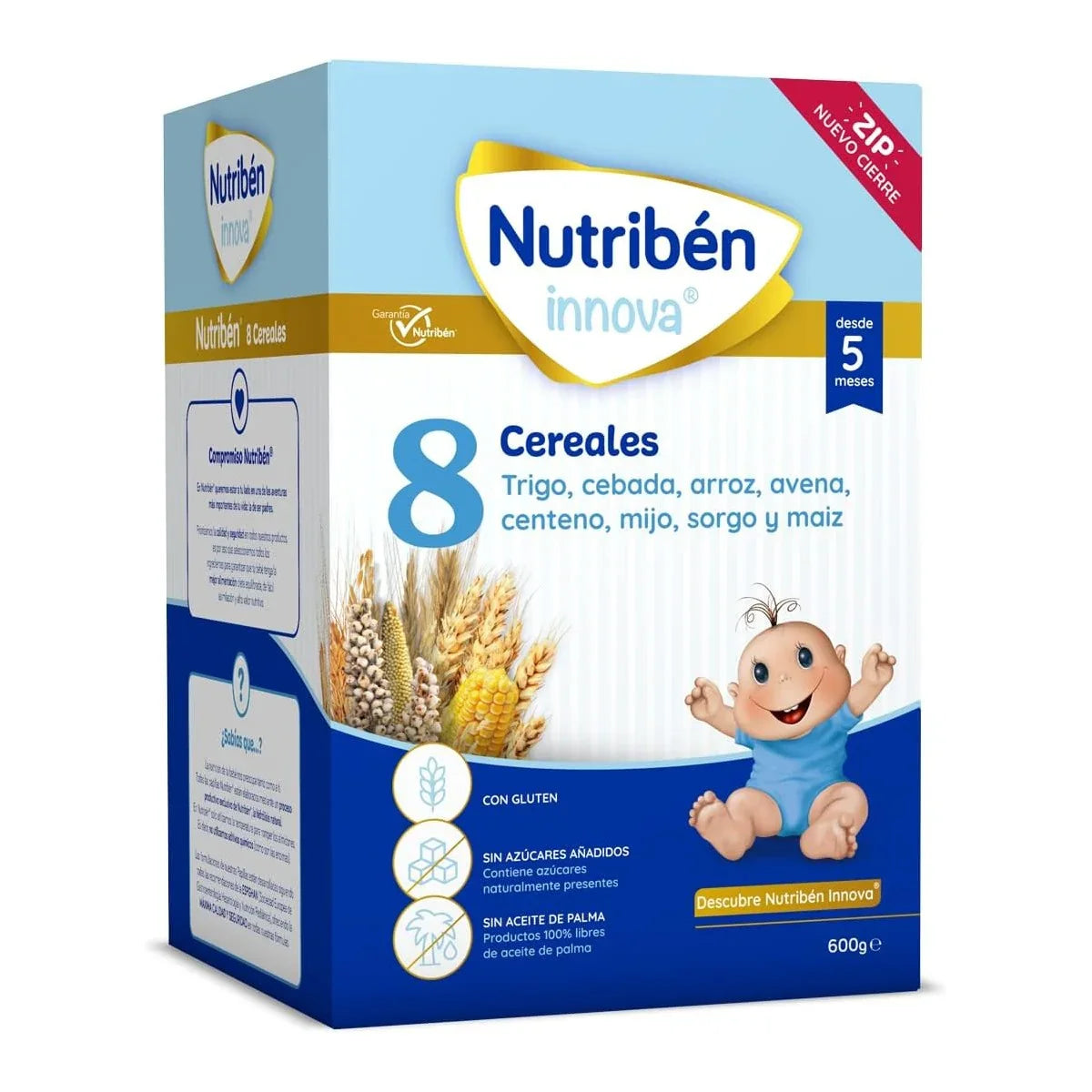 NUTRIBEN INNOVA 8 CEREALES 1 ENVASE 600 G
