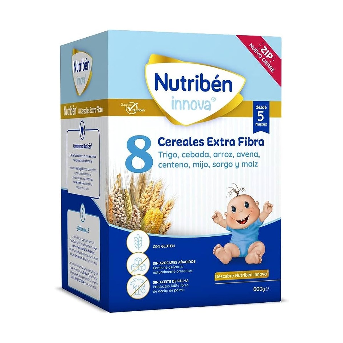 NUTRIBEN INNOVA 8 CEREALES EXTRA FIBRA 1 ENVASE