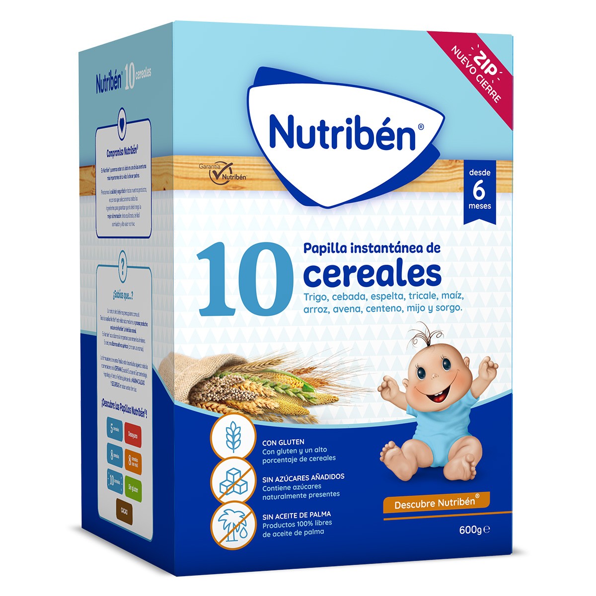 NUTRIBEN 10 CEREALES 1 ENVASE 600 G