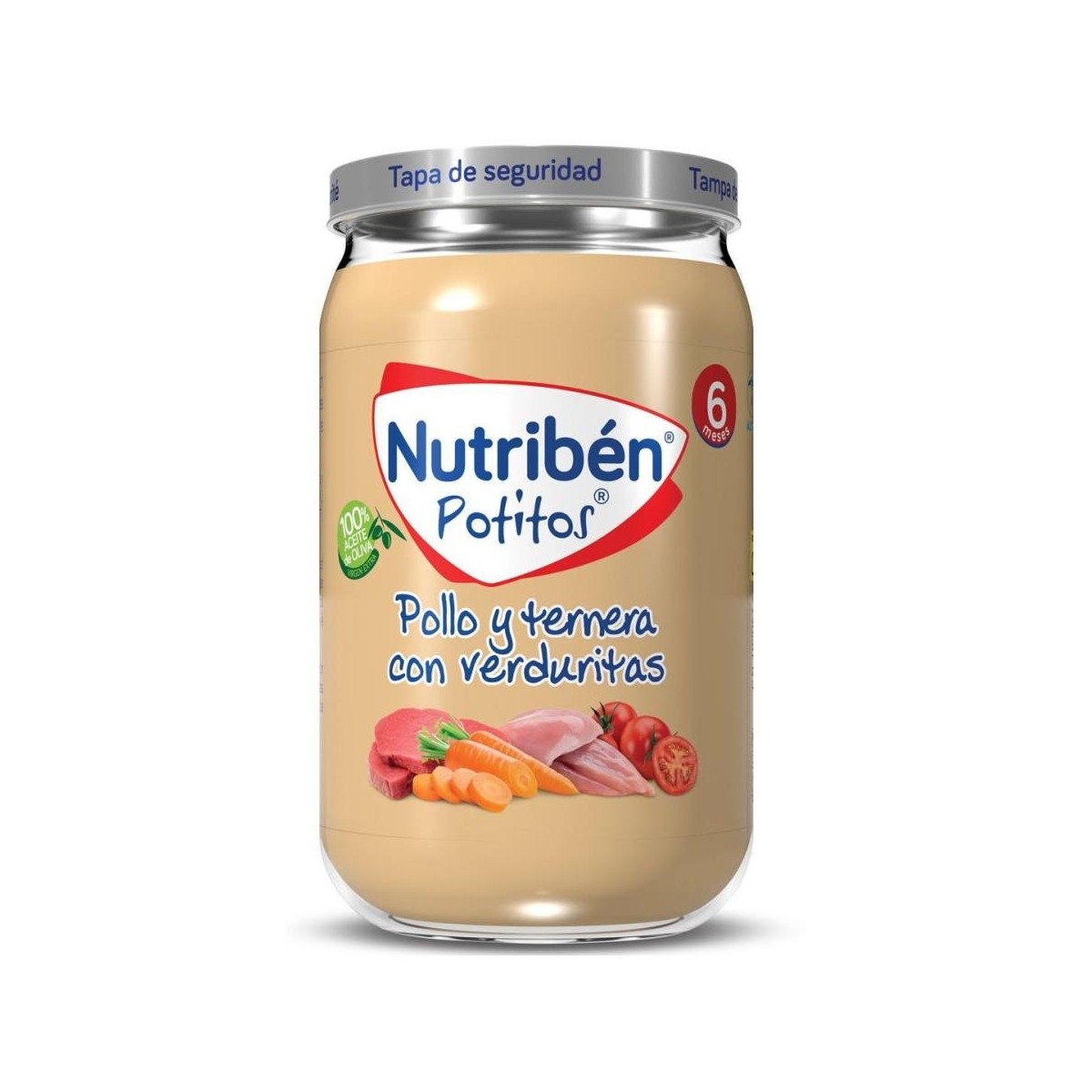 NUTRIBEN POLLO Y TERNERA CON VERDURITAS 1 POTITO