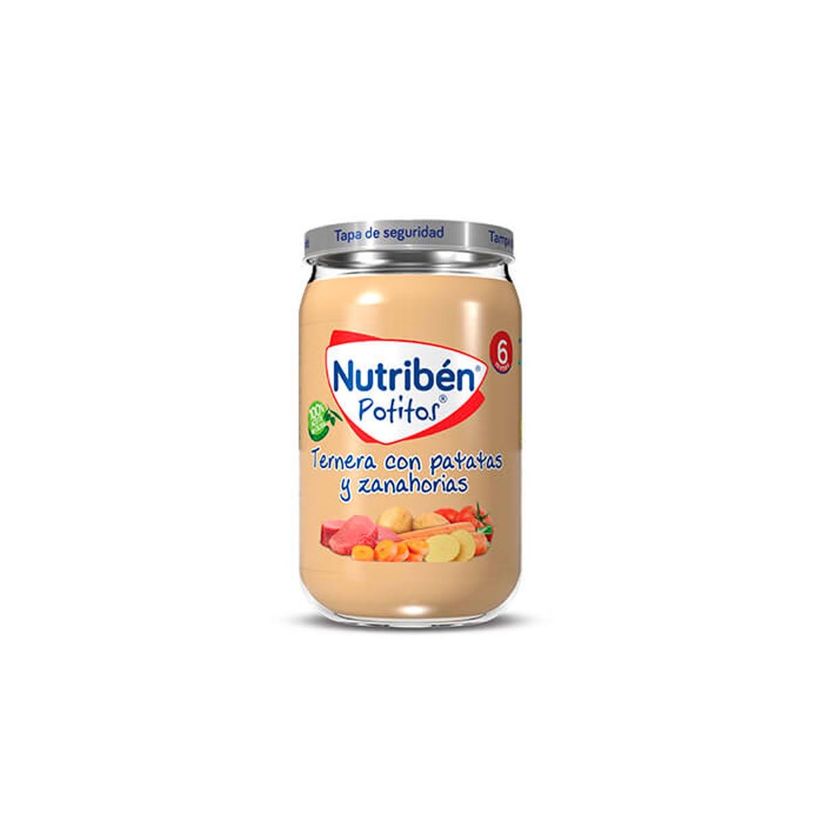 NUTRIBEN TERNERA CON PATATAS Y ZANAHORIAS 1 POTI