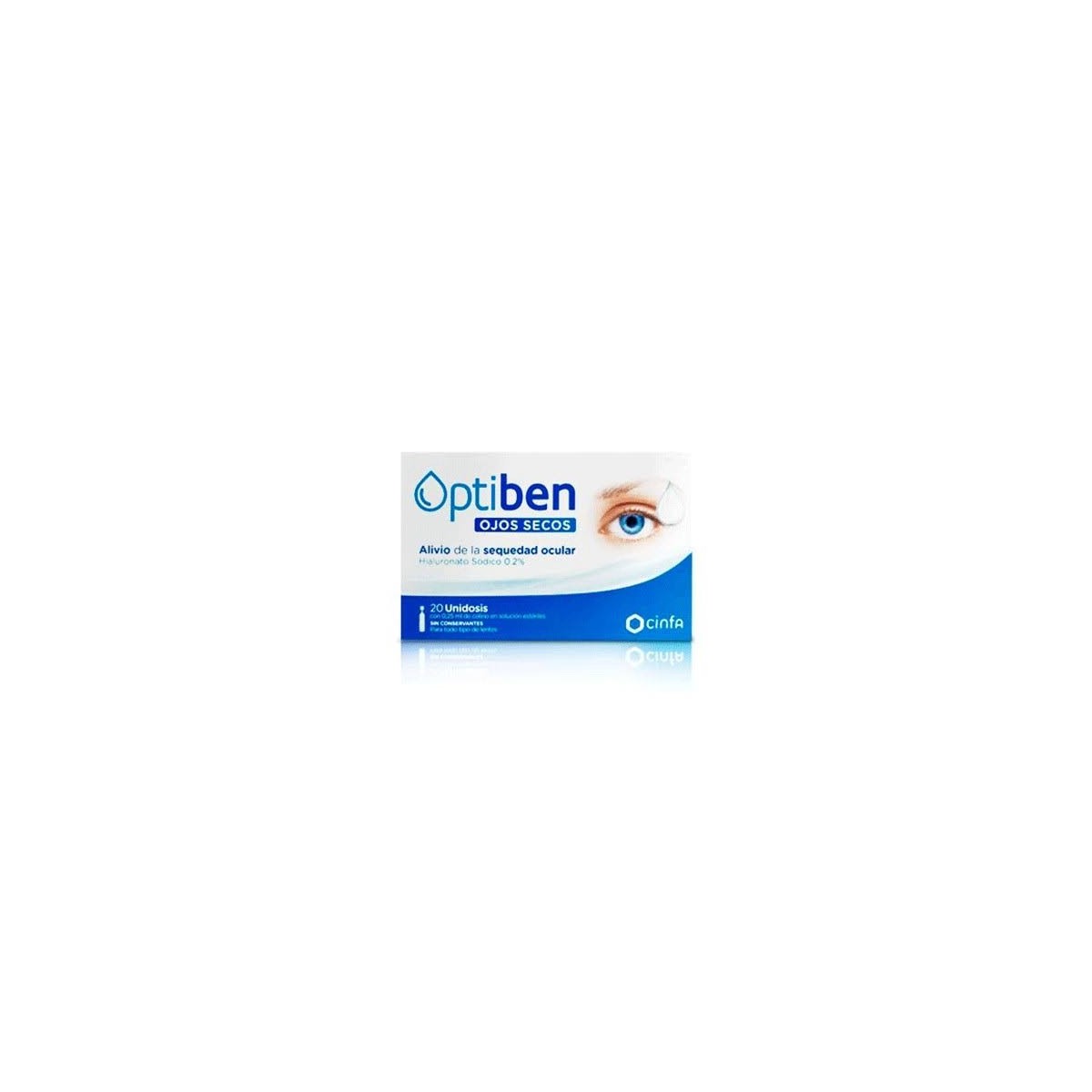 OPTIBEN OJOS SECOS 20 AMPOLLAS UNIDOSIS 0,25 ML