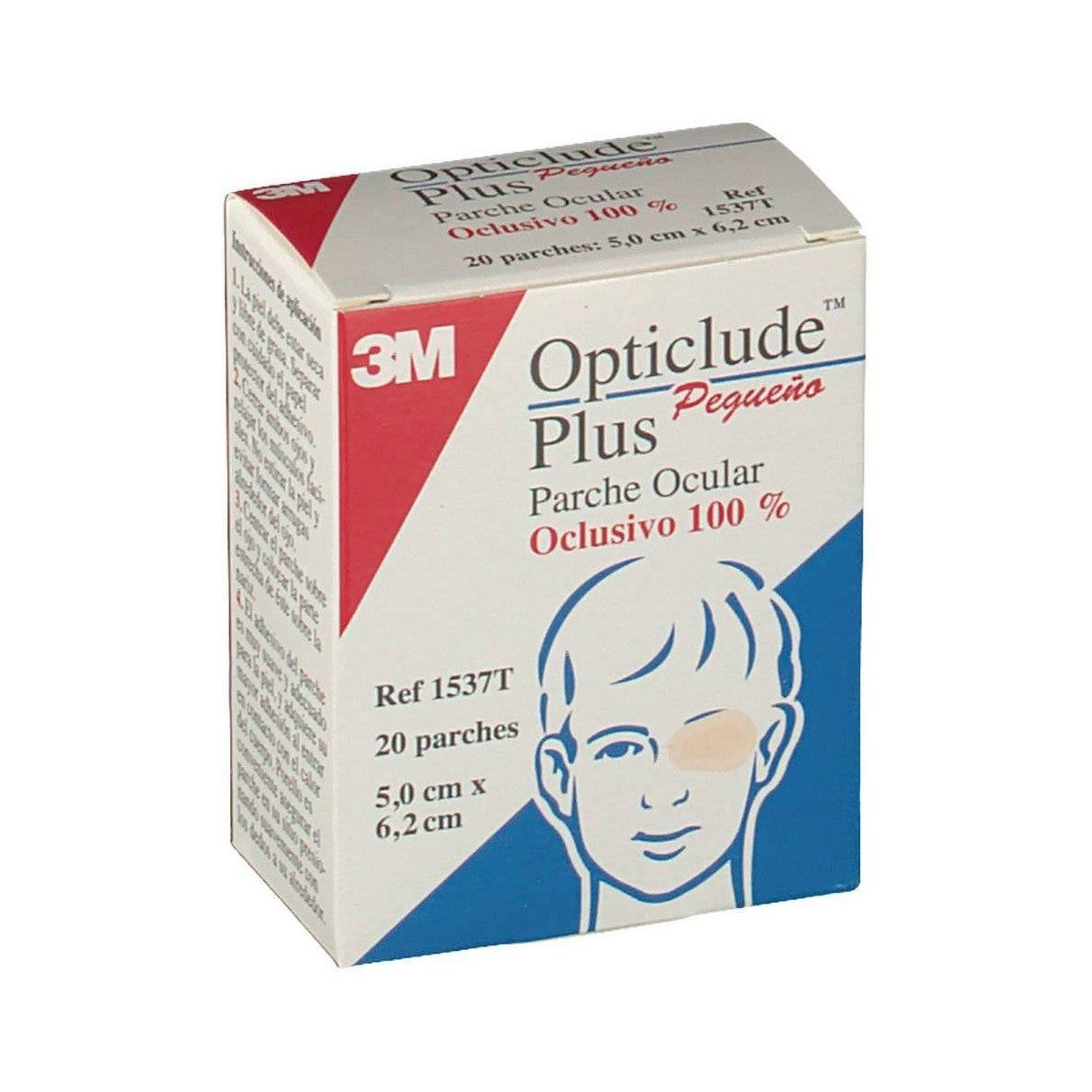 OPTICLUDE PLUS PARCHES OCULARES 20 UNIDADES TALL