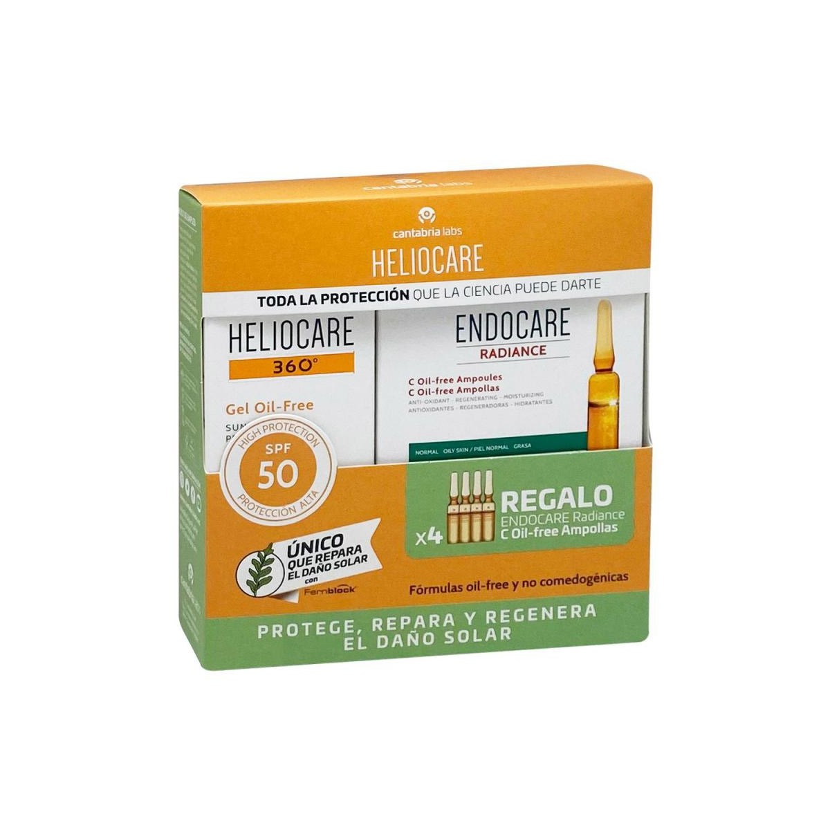 HELIOCARE PACK GEL OIL-FREE + AMPOLLAS