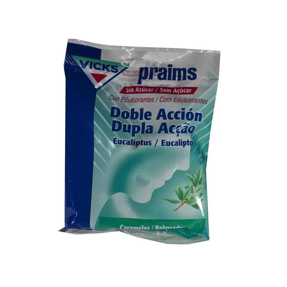 Caramelos Praims Doble Accion 60g sin Azucar P&G