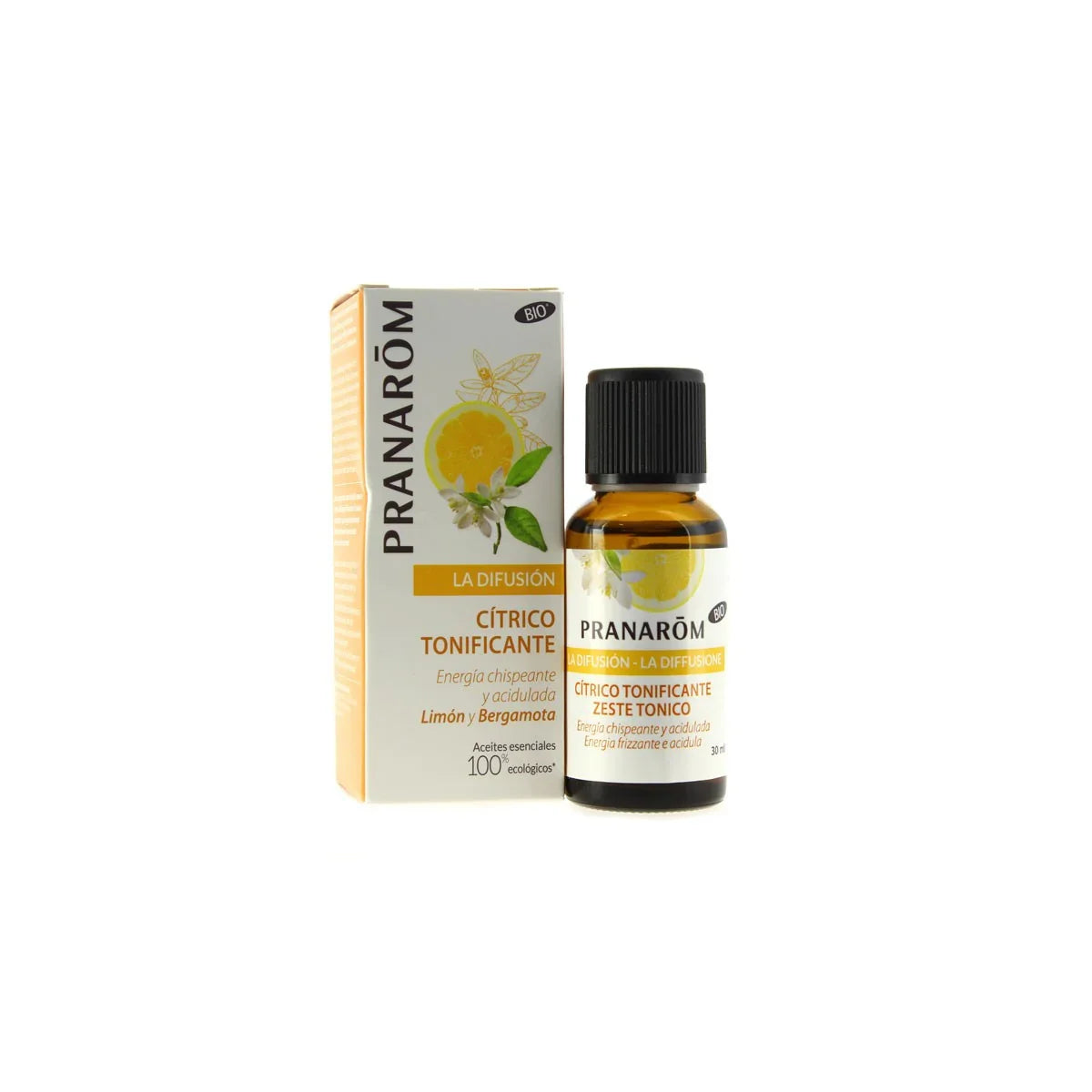 PRANAROM DIFUSION CITRICO TONIFICANTE BIO 30ML