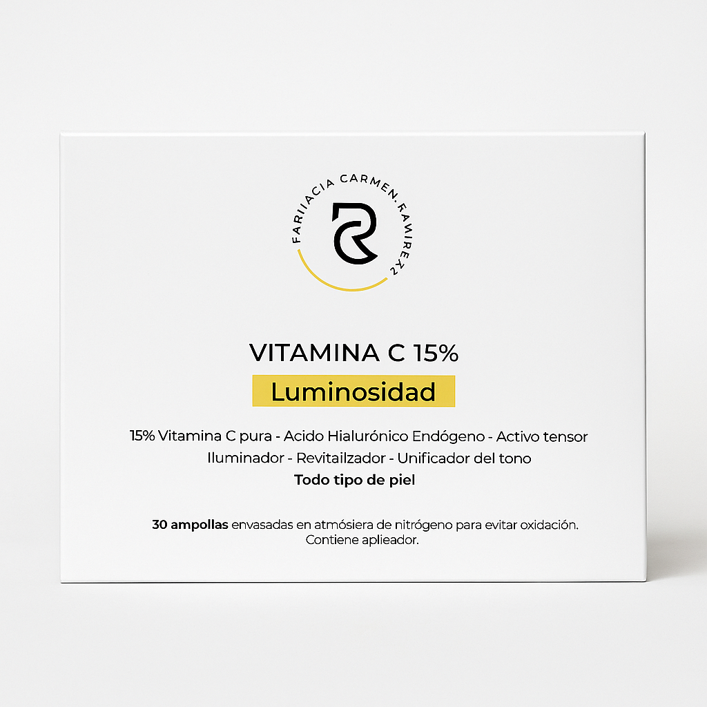 Farmacia Carmen Ramirez Vitamina C 15% 30 Ampollas
