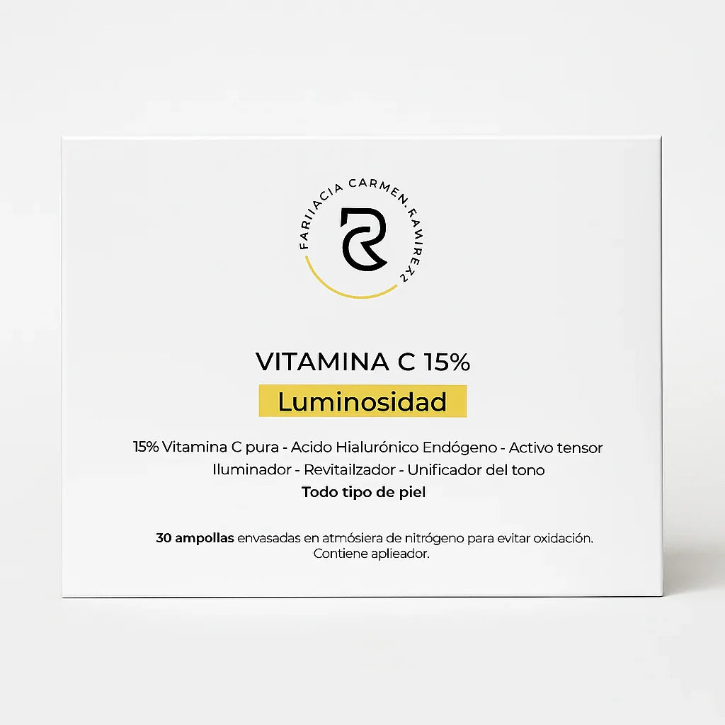 Farmacia Carmen Ramirez Vitamina C 15% 30 Ampollas