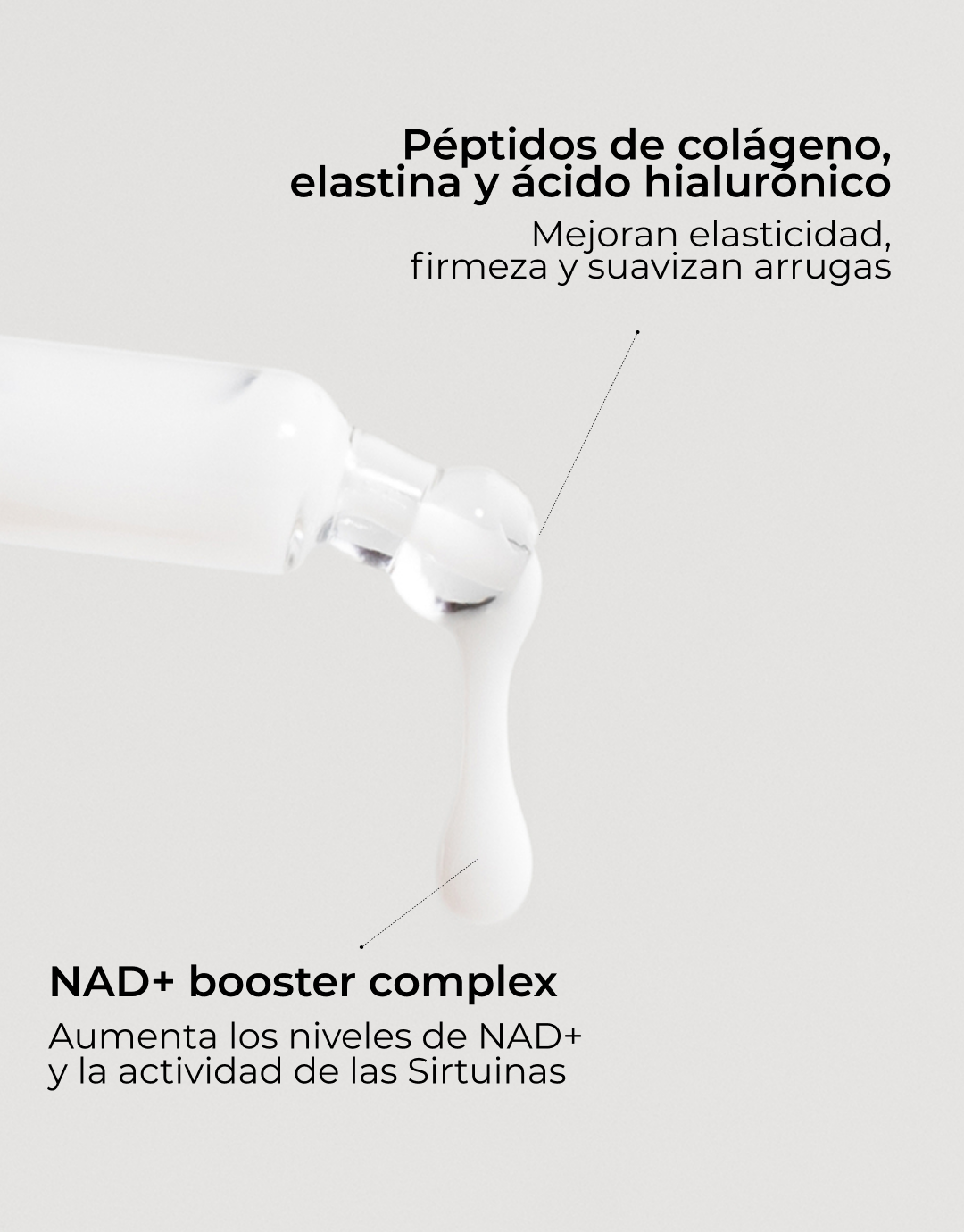 Beneficios del Sérum Collagen NAD+ de Segle sobre firmeza y arrugas