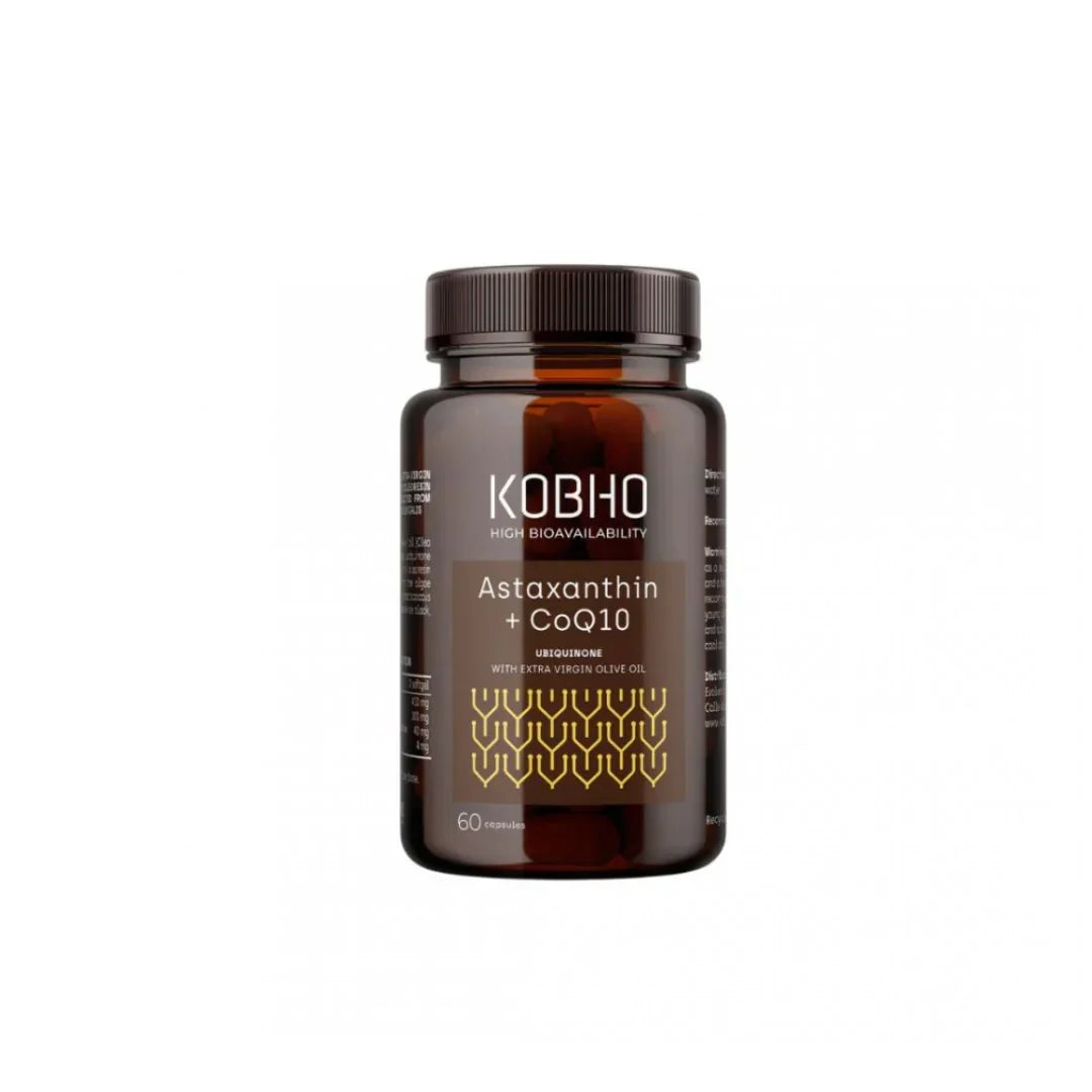 Kobho Astaxanthin + CoQ10 60 Perlas.