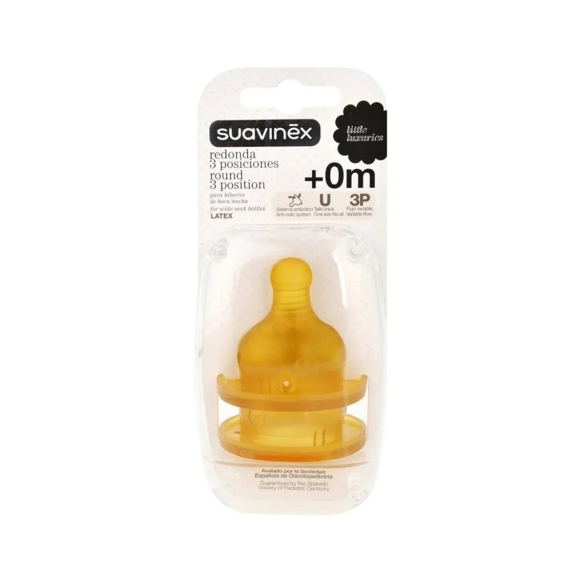 TETINA LATEX ANATOMICA SUAVINEX TALLA 2L 2 UNIDA