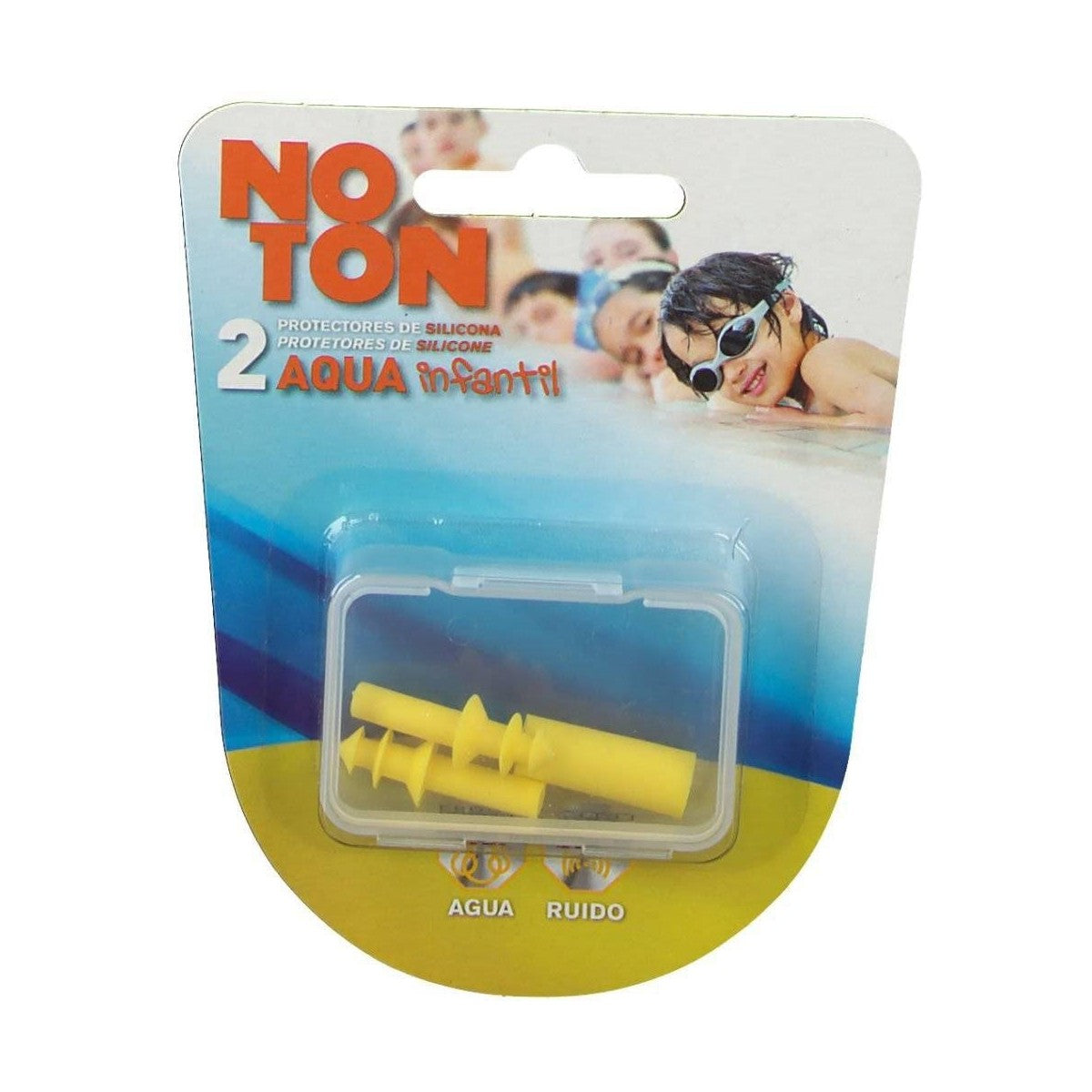 TAPONES OIDOS SILICONA NOTON AGUA INFANTIL