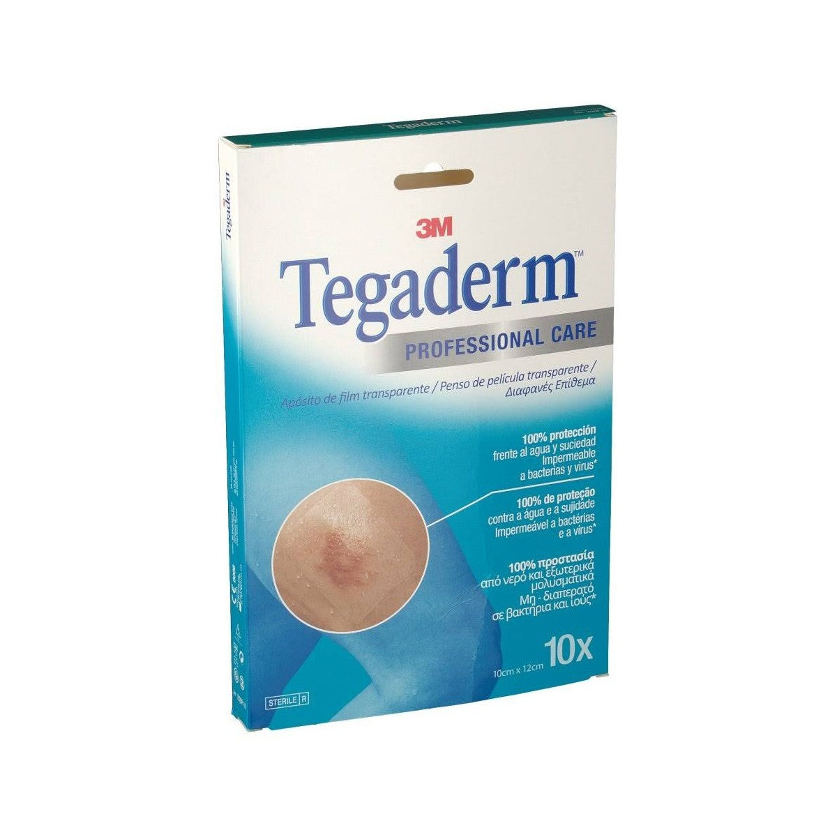 TEGADERM APOSITO ESTERIL 10 UNIDADES 12 cm x 10