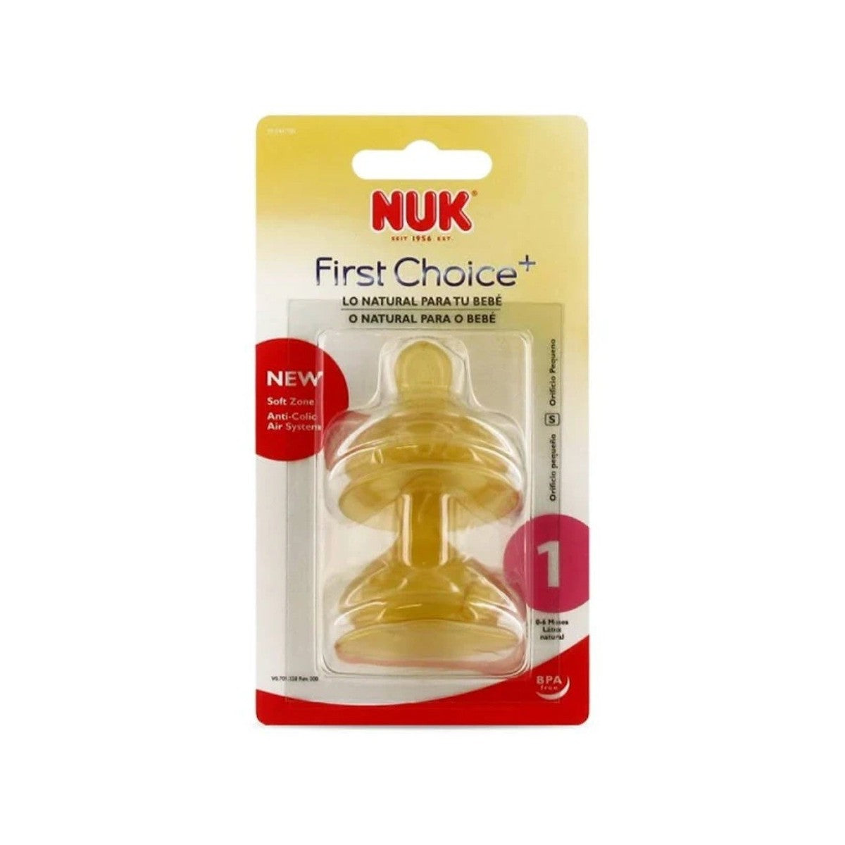 TETINA LATEX ANTICOLICO AGUA NUK FIRST CHOICE TA