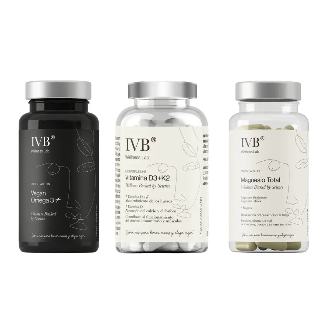 IVB Pack Magesio Total, Vegan Omega 3+ & Vitamina D3+K2