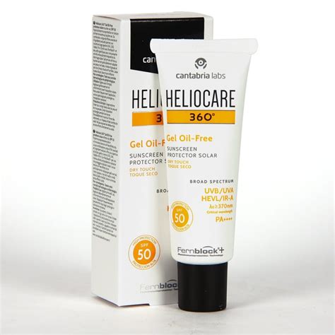 HELIOCARE 360º SPF 50+ WATER GEL HIDRATACION LONG-LASTING PROTECTOR SOLAR 1 ENVASE 50 ML