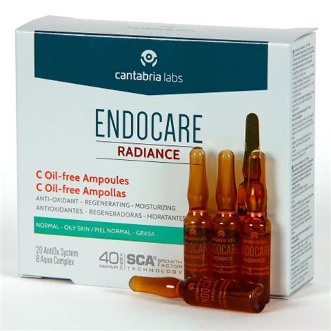 ENDOCARE RADIANCE C OIL-FREE 10 AMPOLLAS 2 ml