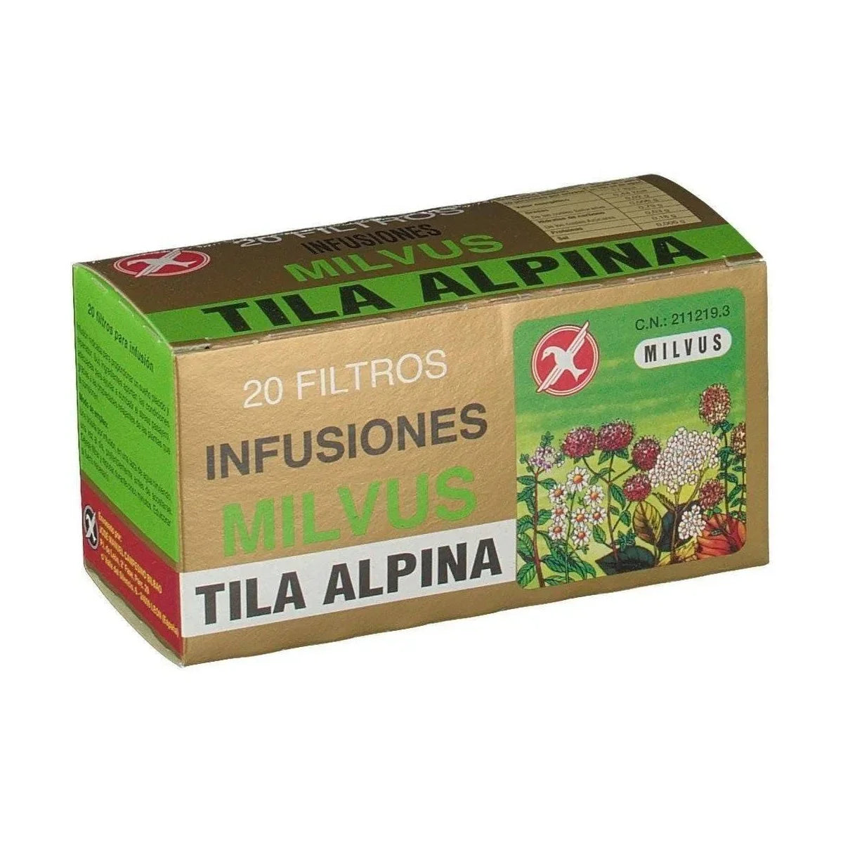 TILA ALPINA 20 FILTROS 1,2 G