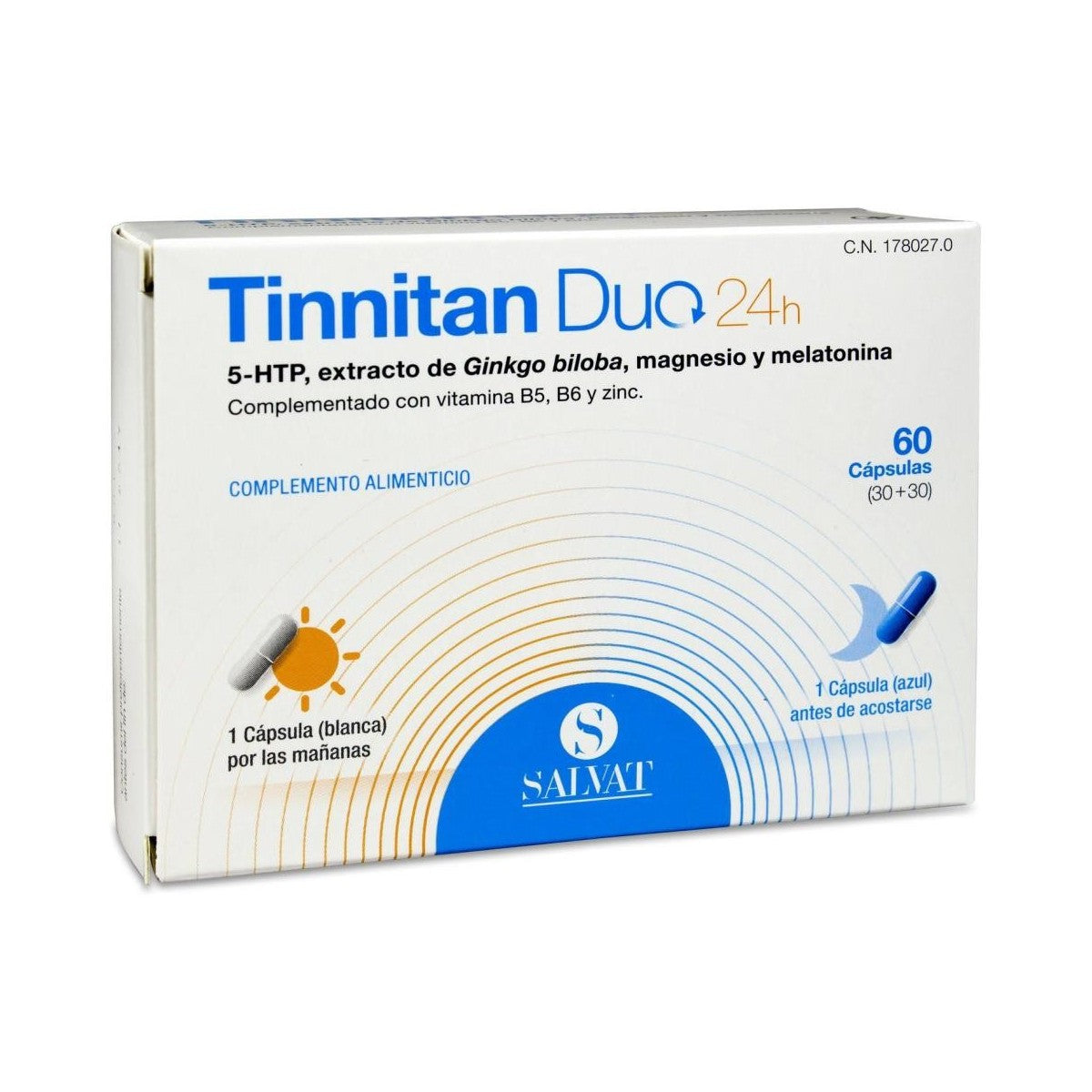 TINNITAN DUO 24 H 30 CAPSULAS +30 CAPSULAS