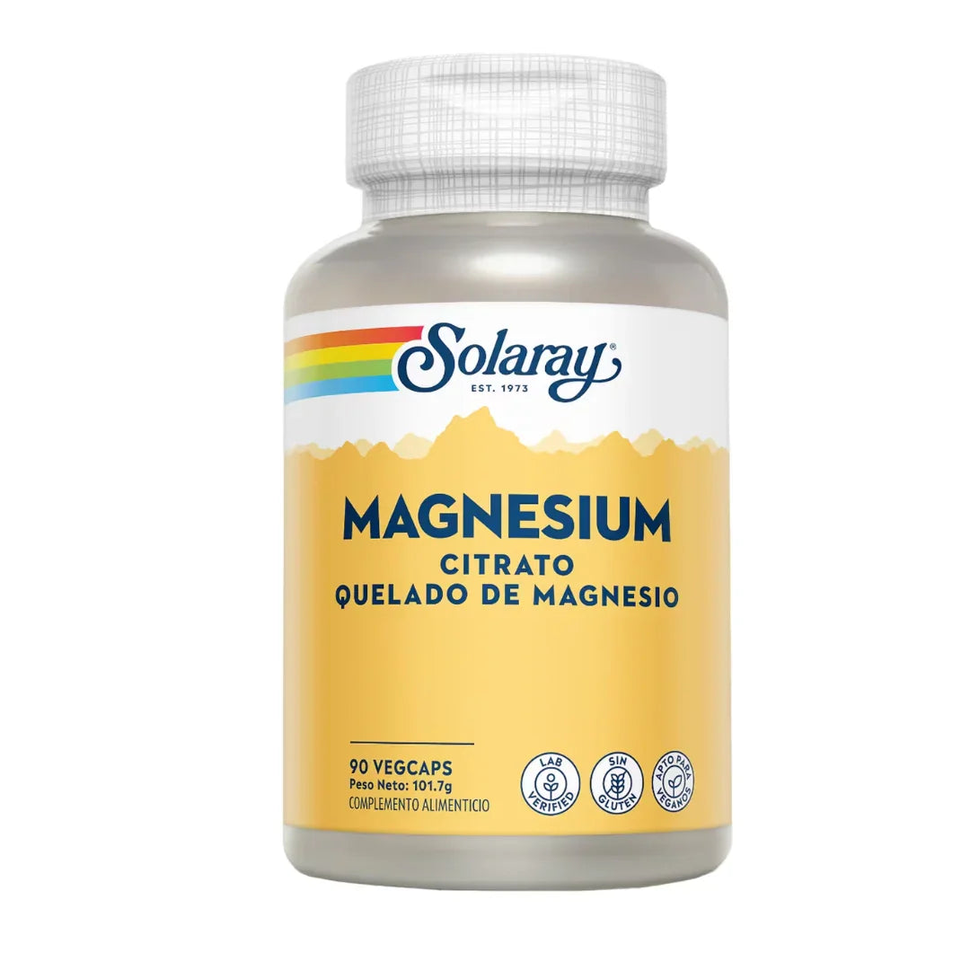 SOLARAY BISGLYCINATO DE MAGNESIO 120 CAPS