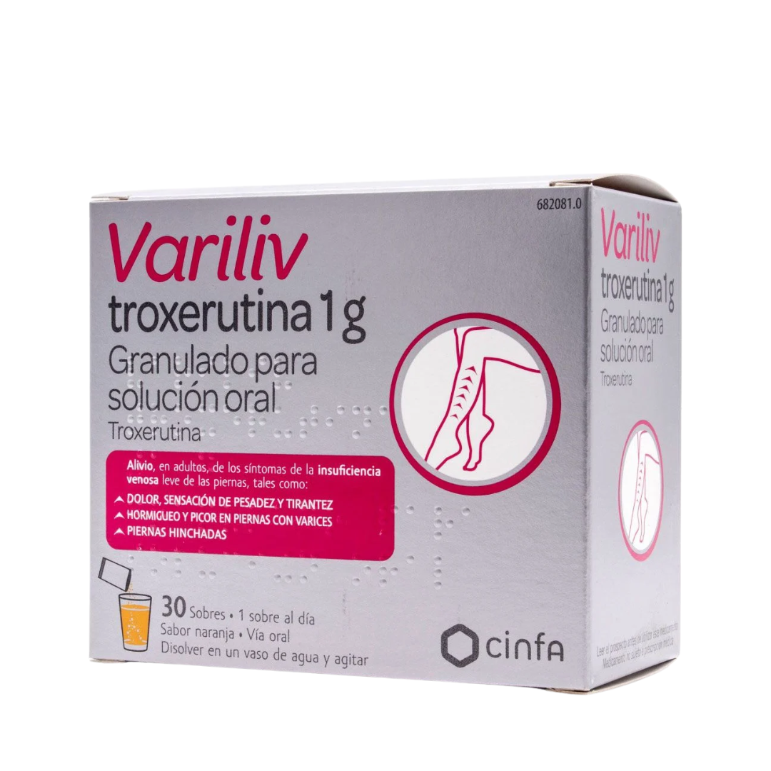 Variliv Troxerutina 1 g Granulado Solución Oral 30 Sobres
