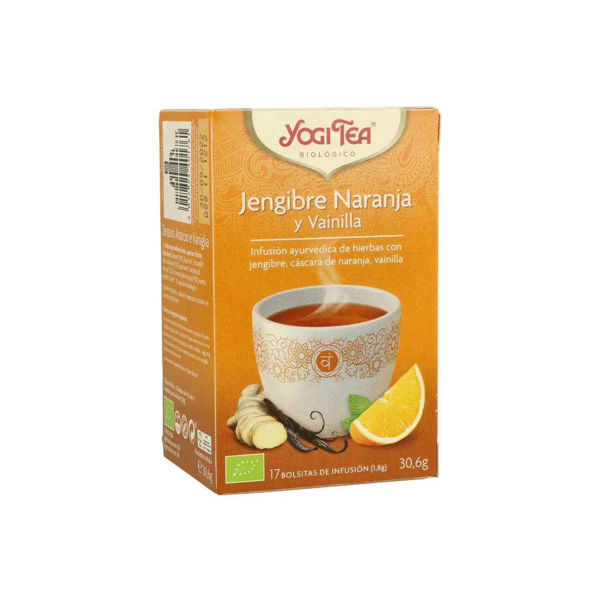 YOGI TEA JENGIBRE, NARARNJA VAINILLA