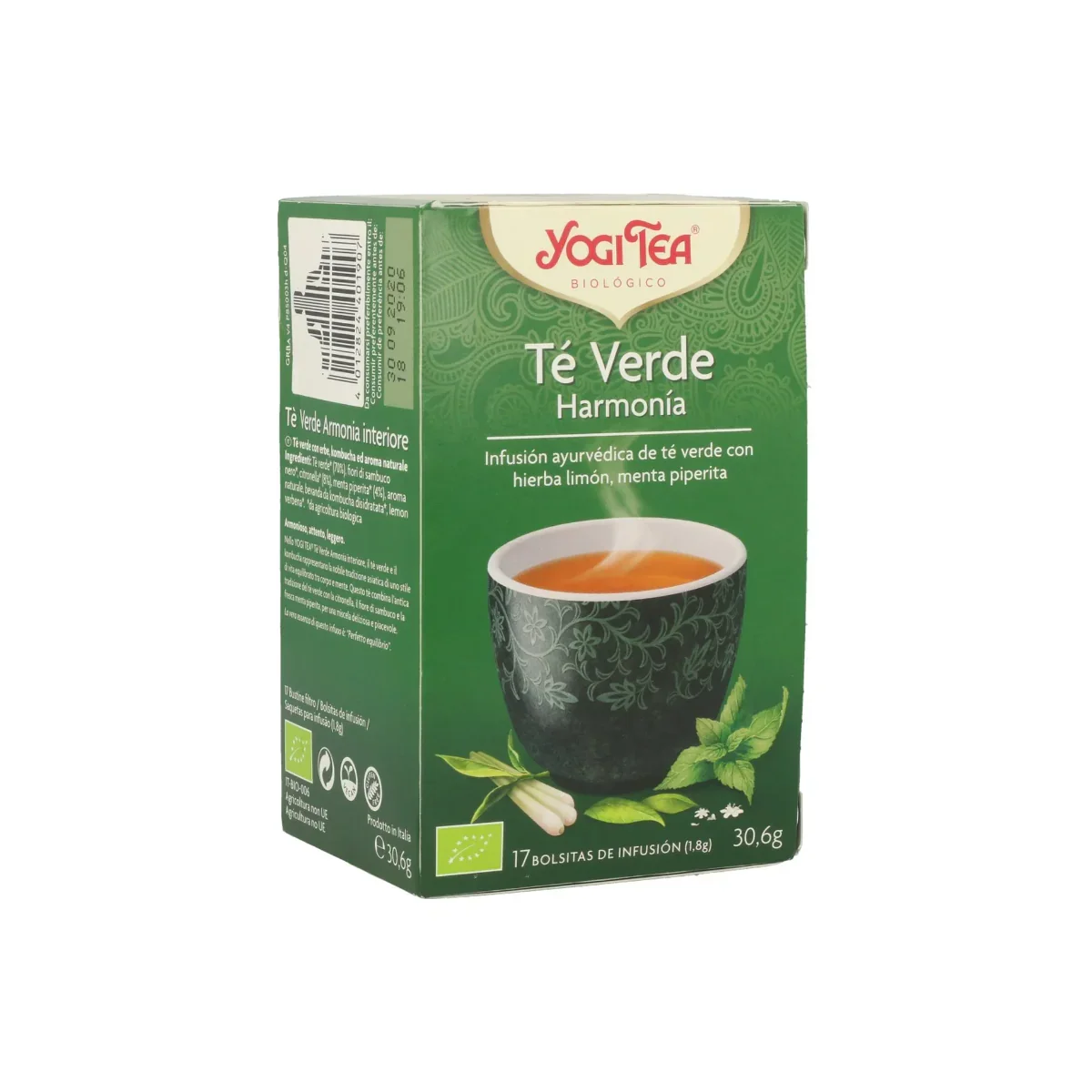 YOGI TEA TEVERDE ENERGIA