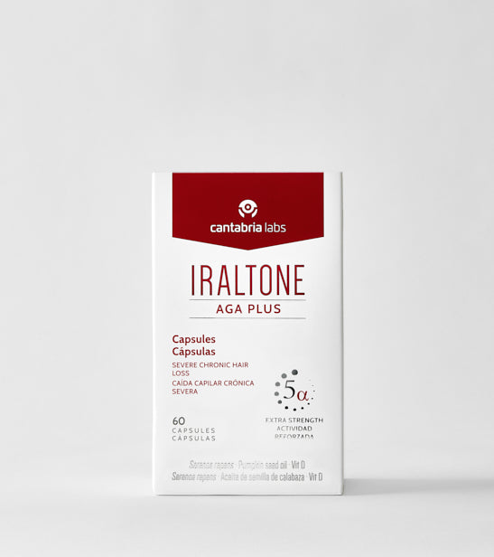Iraltone AGA Plus 60 cápsulas · envase