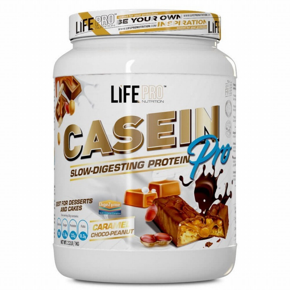 LIFE PRO CASEIN PRO 900 G CARAMEL CHOCO-PEANUT