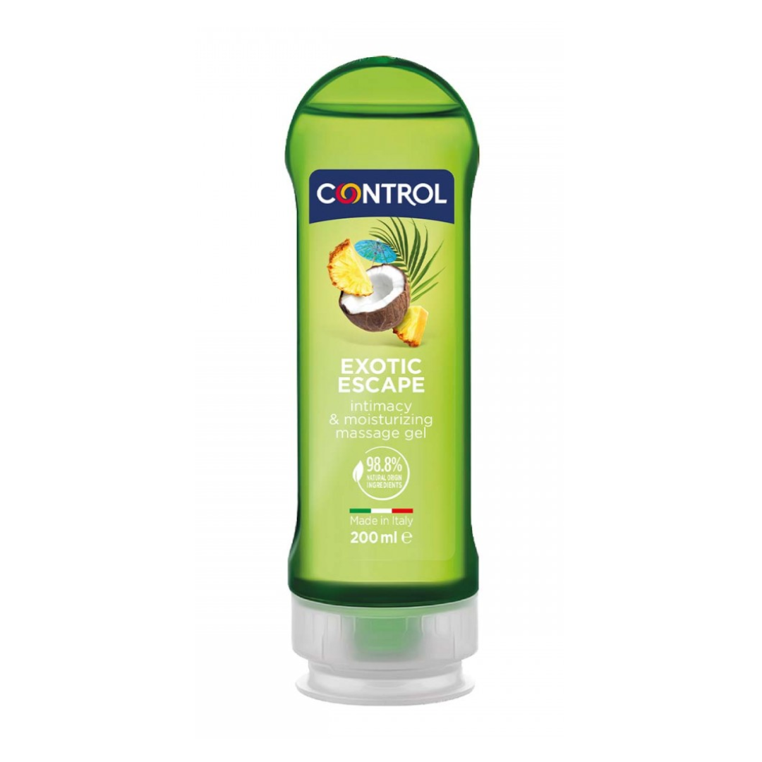 Control Gel hidratante de Masaje Corporal  Exotic Escape 200 ml