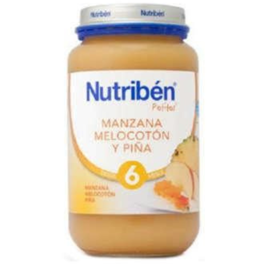 NUTRIBEN MANZANA MELOCOTON Y PIÑA 1 POTITO GRAND