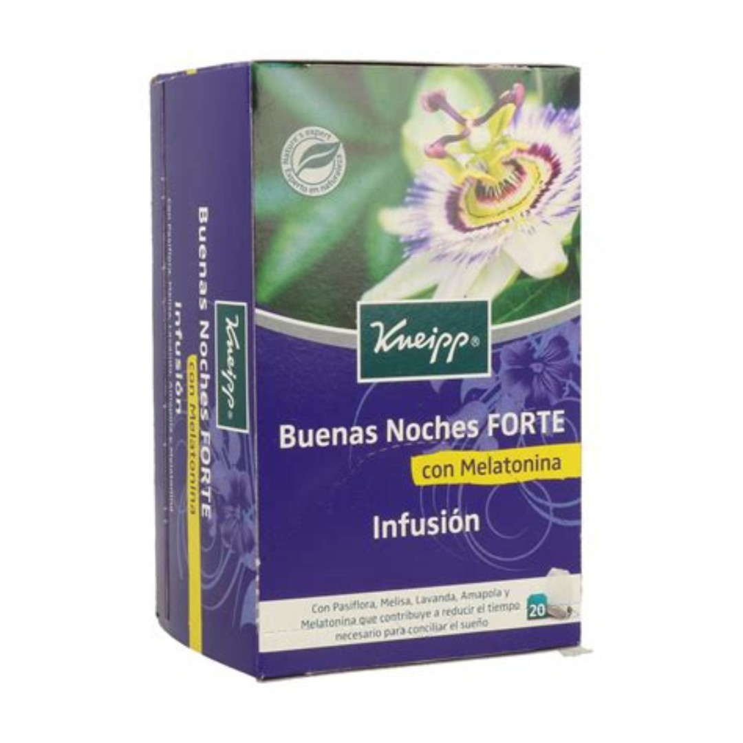 KNEIPP BUENAS NOCHES FORTE CON MELATONINA INFUSION 20 BOLSITAS