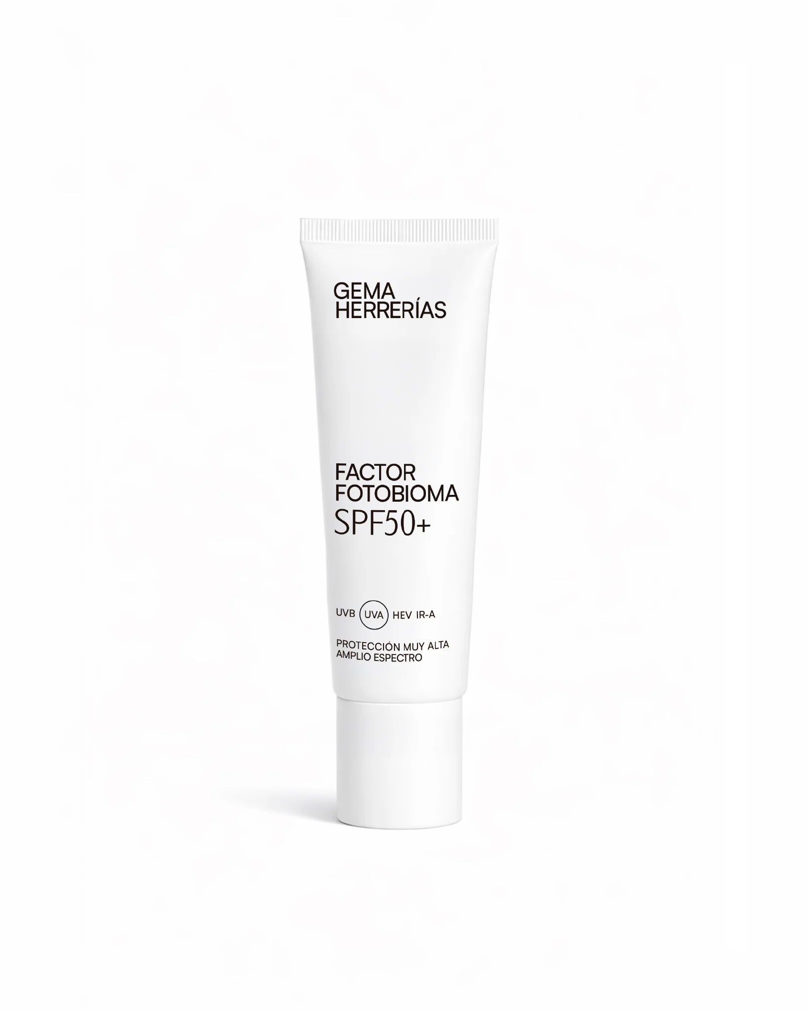 Tubo de GH Gema Herrerías Factor Fotobioma SPF 50+ de 50 ml