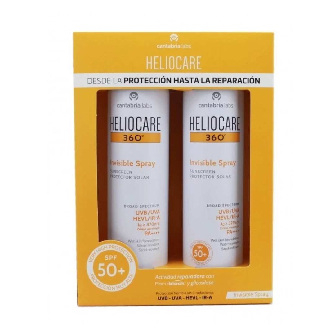HELIOCARE PACK DUPLO INVISIBLE SPRAY 360º