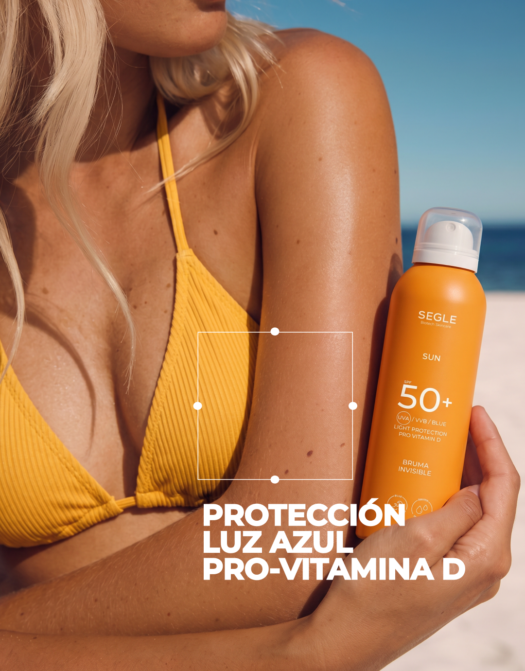 Envase en spray de la Bruma Solar Corporal de Segle