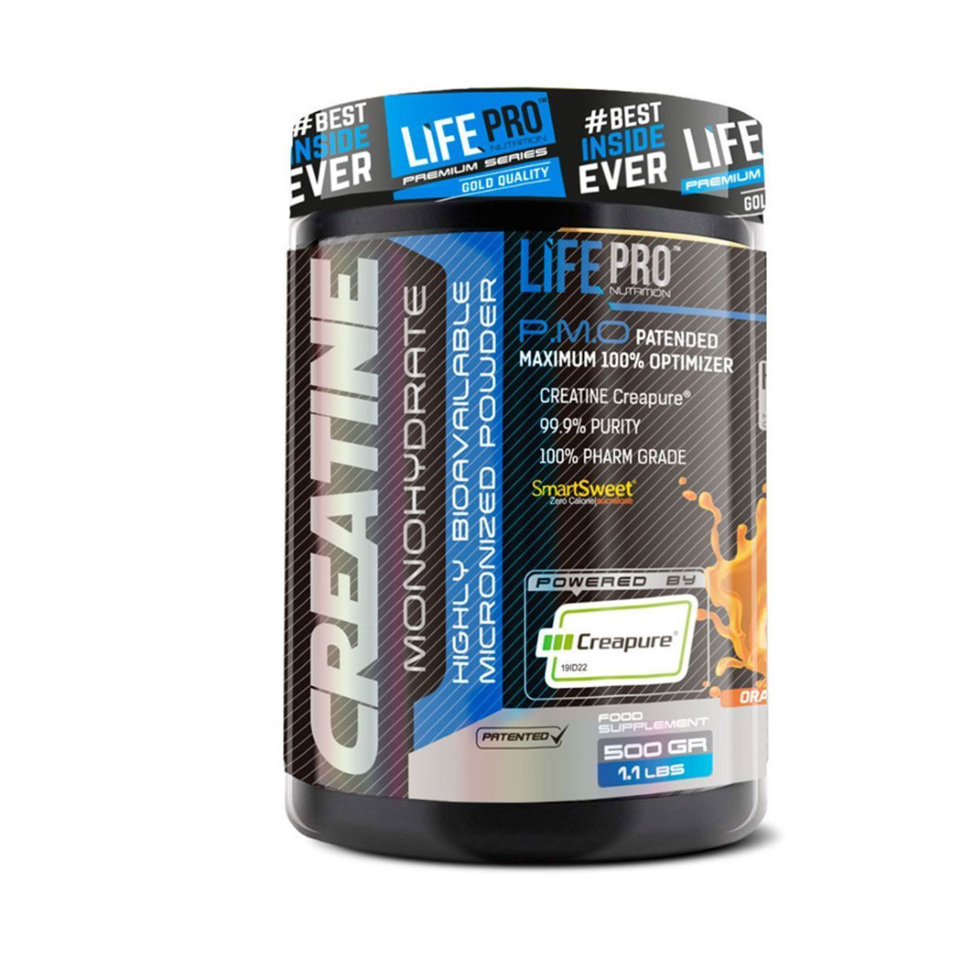 Life Pro Creatina Creapure Sabor Naranja 500G