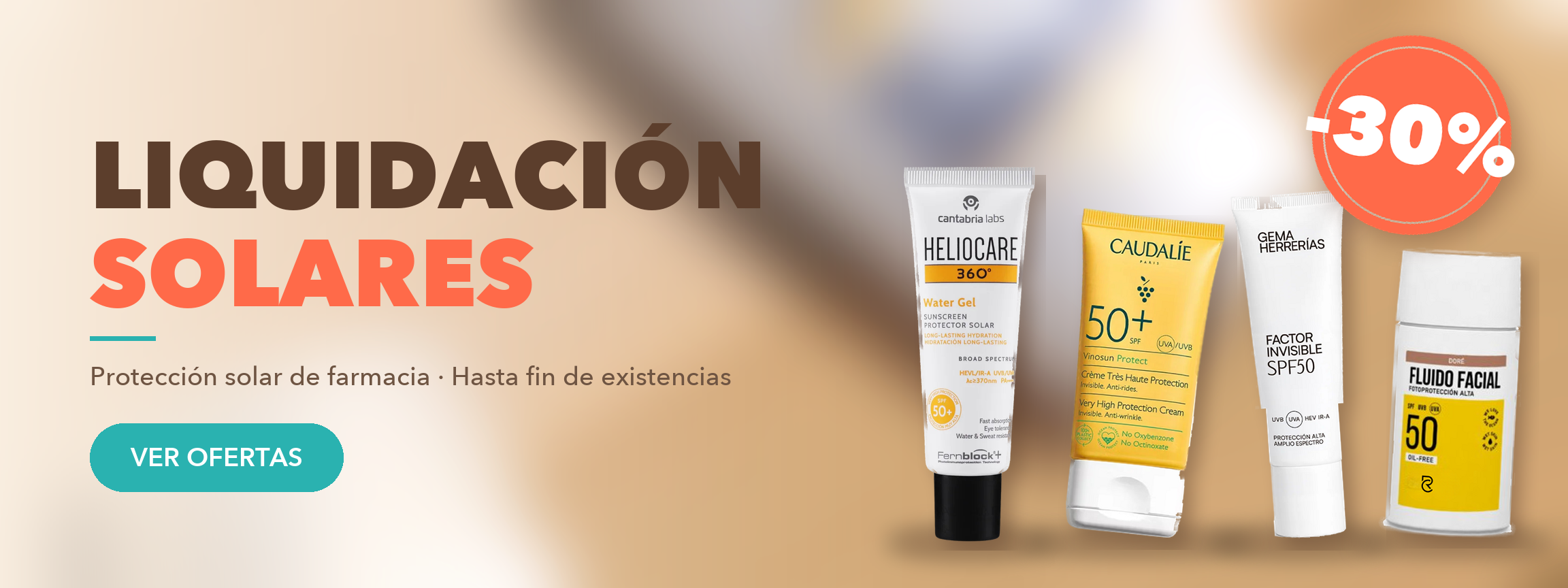 Liquidacion de solares con 30 por ciento de descuento en Farmacia Carmen Ramirez