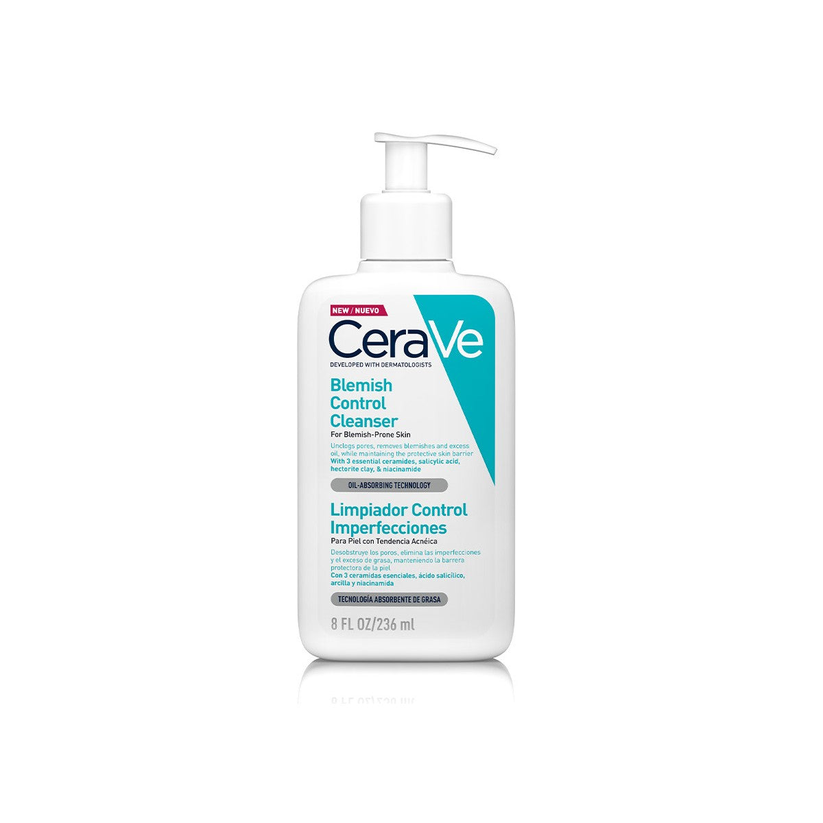 CERAVE LIMPIADOR CONTROL IMPERFECCIONES 1 ENVASE 236 ML