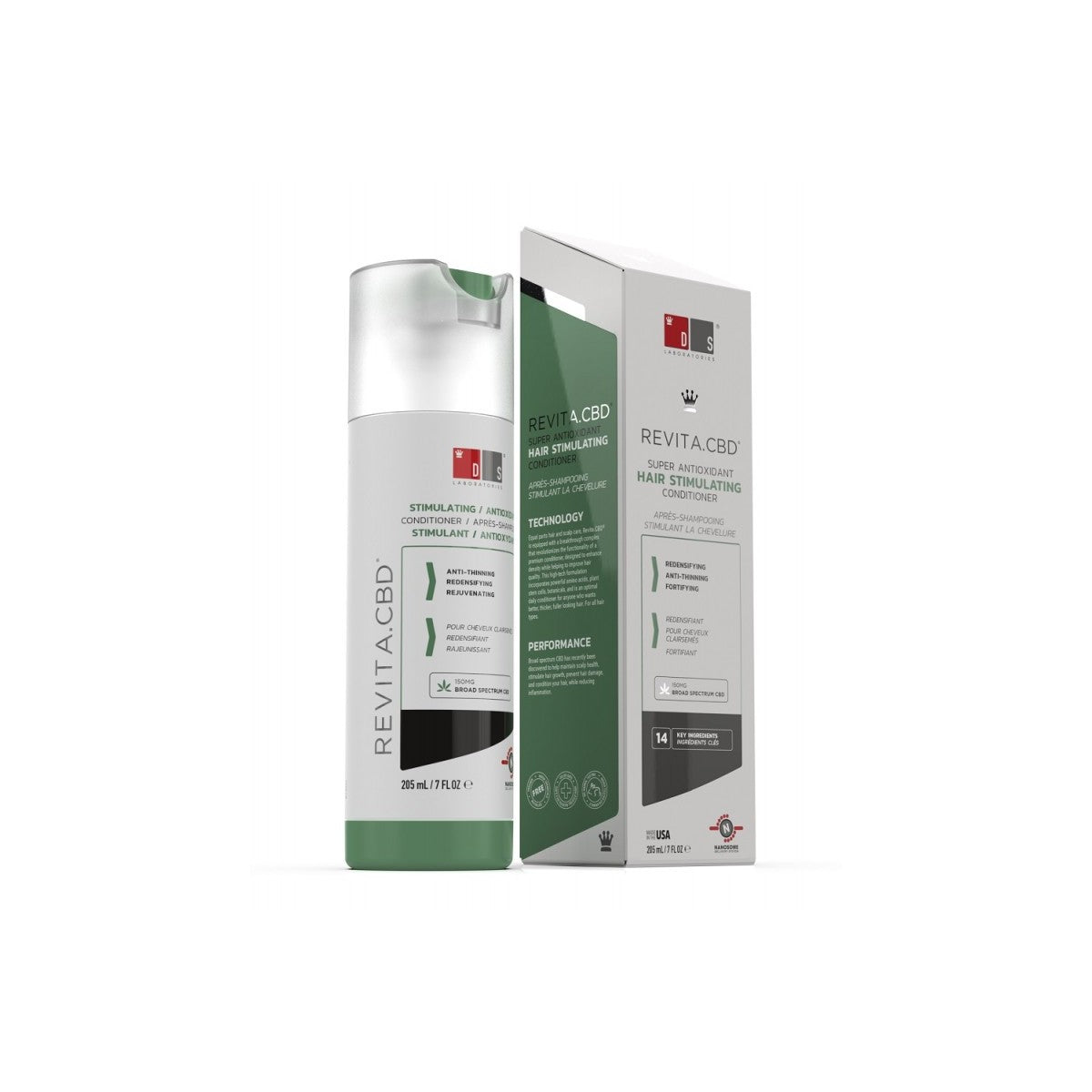 DS Revita CBD Acondicionador Estimulante Del Cabello 205 ml